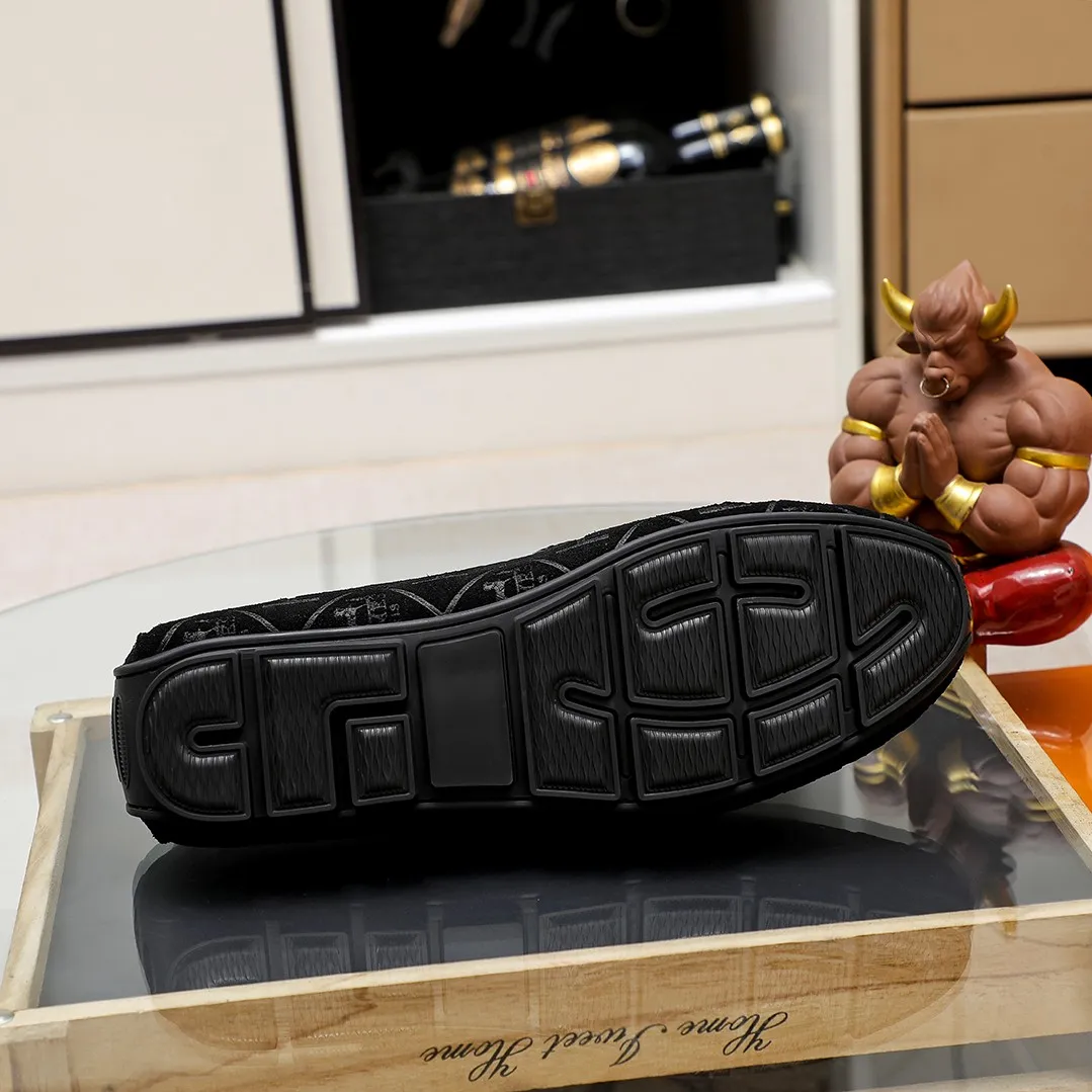 Men's shoes 💰360 🕷🕷【HERMES】The same style as Hermès counters🇨🇳Classic slip-on shoes 1:1 mold opening💯Original quality🍓Using imported first-layer cowhide🍅Pigskin lining🌶🌶Super high-end men's leather shoes🇨🇳Solid and stable Very special🍇 Color, optional! Code number 38-45……